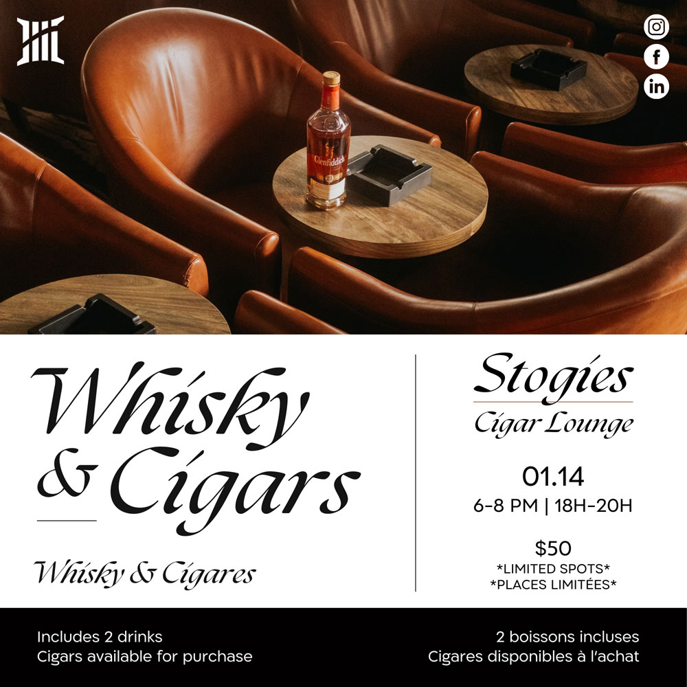 Whiskey & cigars 2026.
