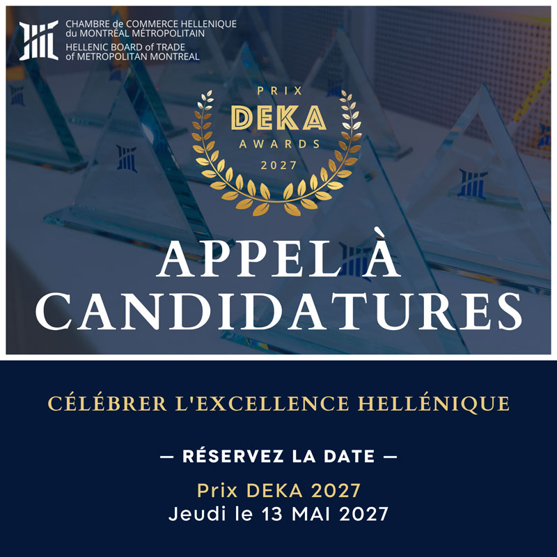 Appel a candidatures prix deka 2027.